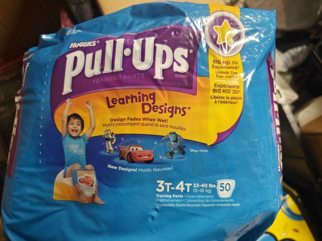 Huggies Learning Designs Cars Pull Ups 3T-4T 50 count