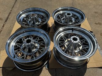 15x7 Cragar Star Wire 30 Spoke RWD Wheels