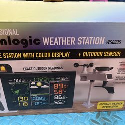Sainlogic Wireless Weather Station with Outdoor Sensor, 8-in-1 Weather  Station with Weather Forecast, Temperature
