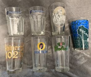 Set Of 7 Bar Glasses