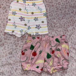 12 months shorts/sleep shorts