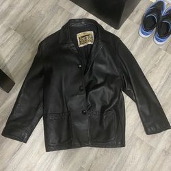 Vintage Leather Jacket Made In Italy