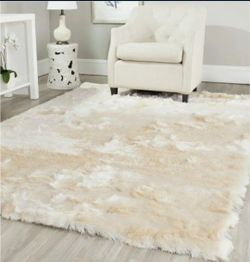 Safavieh shag Rug, Ivory, 9'x9'