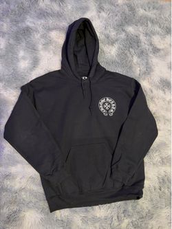 BLACK CHROME HEARTS HOODIE SIZE MESIUM MEN!!