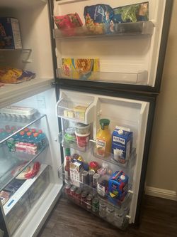 Top-Freezer Refrigerator with Interior Light