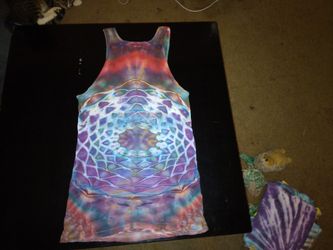 Tie Dye Tank Top "Plasma Ball"
