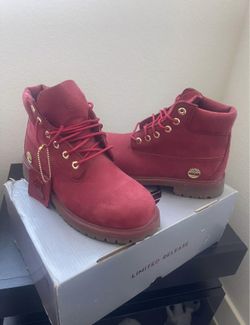 Red Timberland Boots