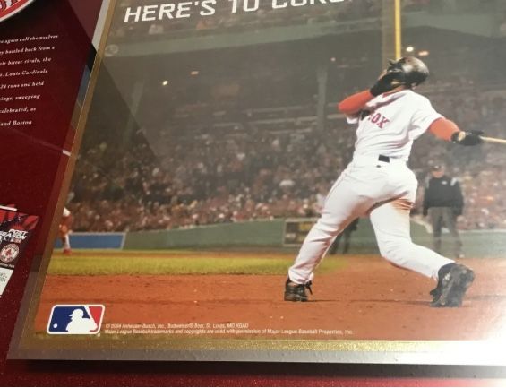 Red Sox 2004 World Series Championship Frame - collectibles - by