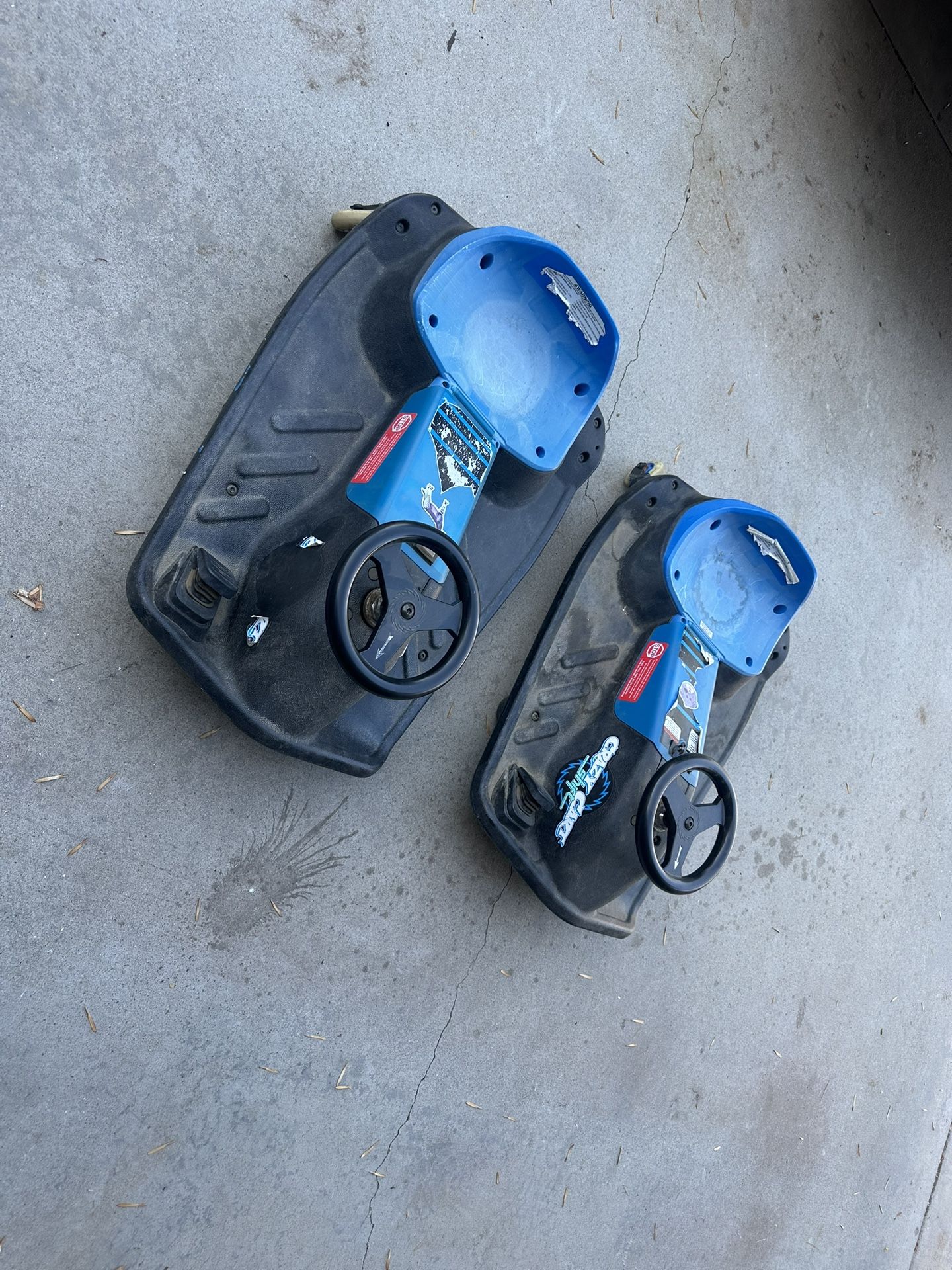 Set Of Razor Crazy Cart Drift Carts
