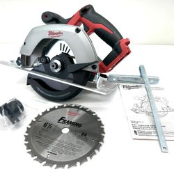 M18 Cordless Lithium-Ion 6-1/2" Circular Saw - 2630-20 - ( MILWAUKEE ) - WITH CIRCULAR SAW BLADE
