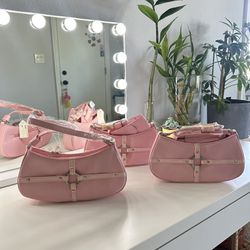Y2k Vintage Pink mini Handbag (7)