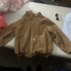 Carhartt Brown -Flanned lined