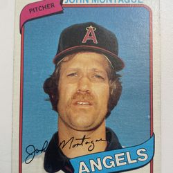 John Montague Baseball card