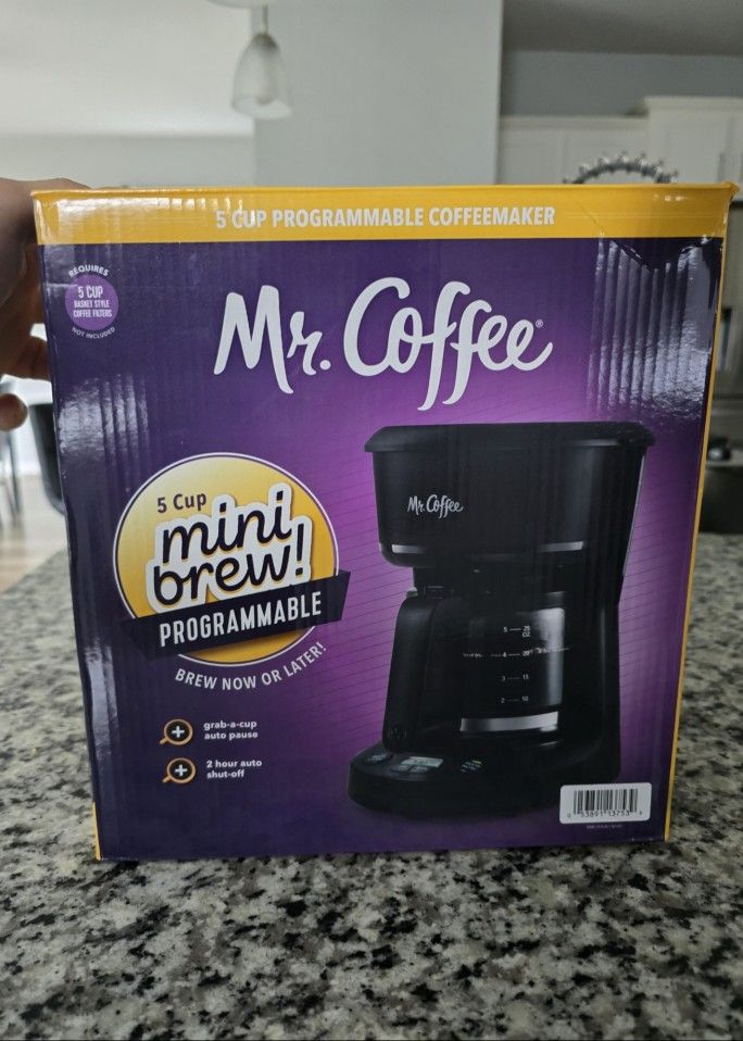 Mr. Coffee® 5-Cup Mini Brew Switch Coffee Maker