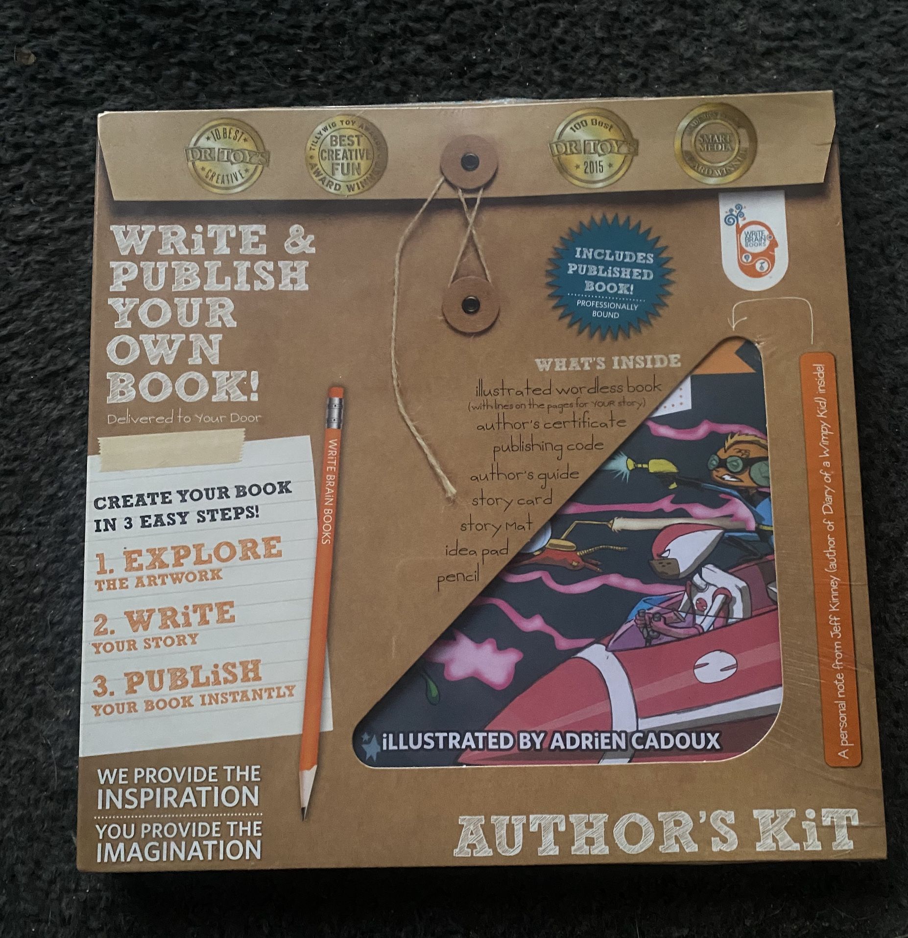 NEW Write and Publish Your Own Book Authors Kit Write Brain Books Publish