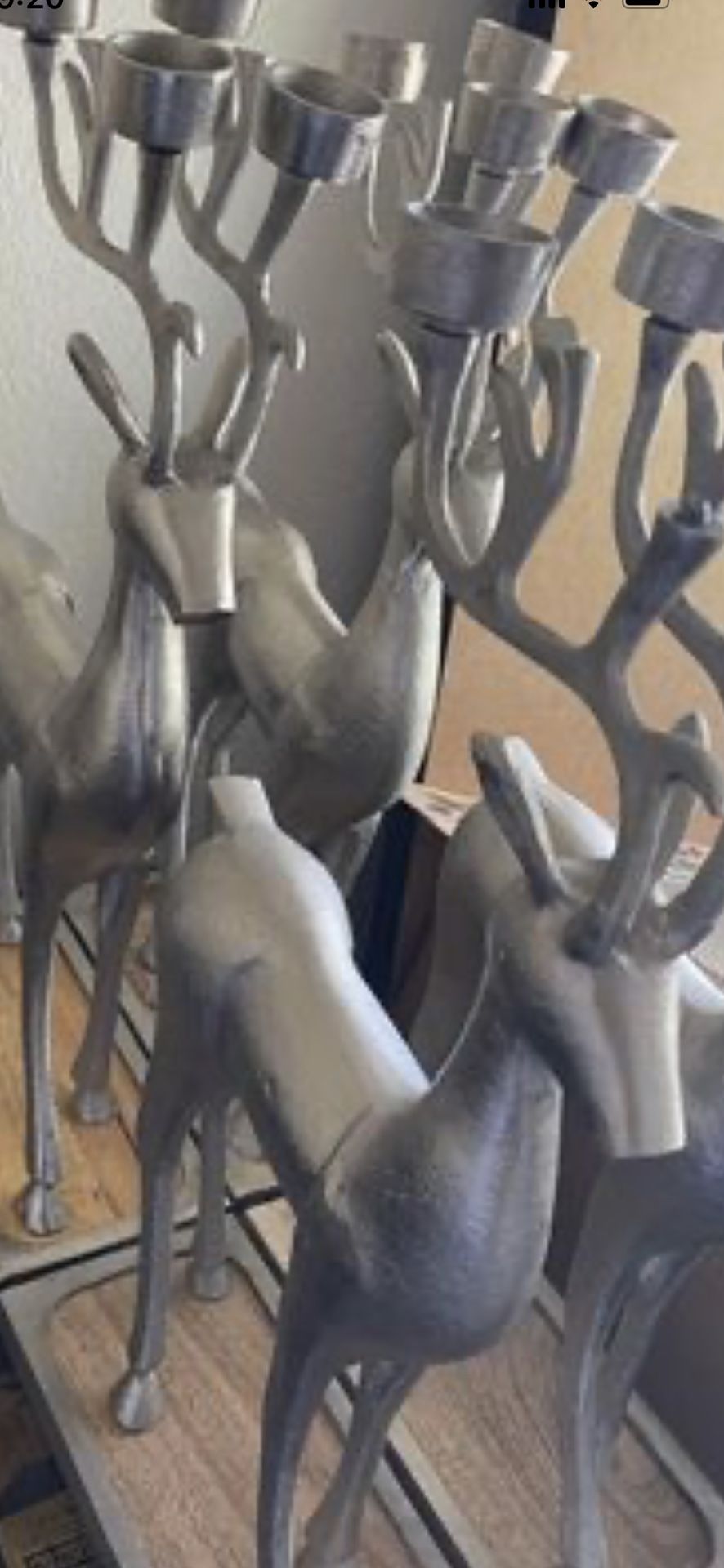 Reindeer Candle Holders