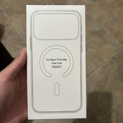 iPhone 17 Pro Max Clear Magnetic Case - Brand New