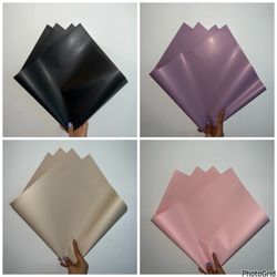 Solid Colors Floral Paper
