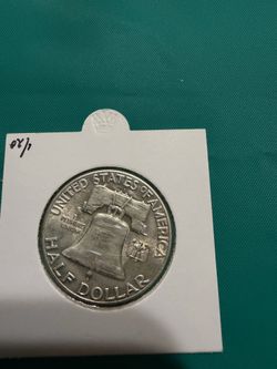 1948 D Franklin silver half dollar