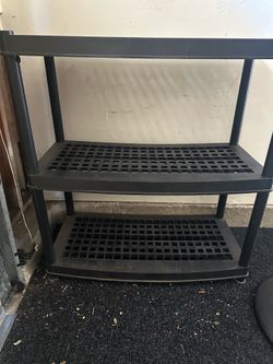 Plastic shelving
