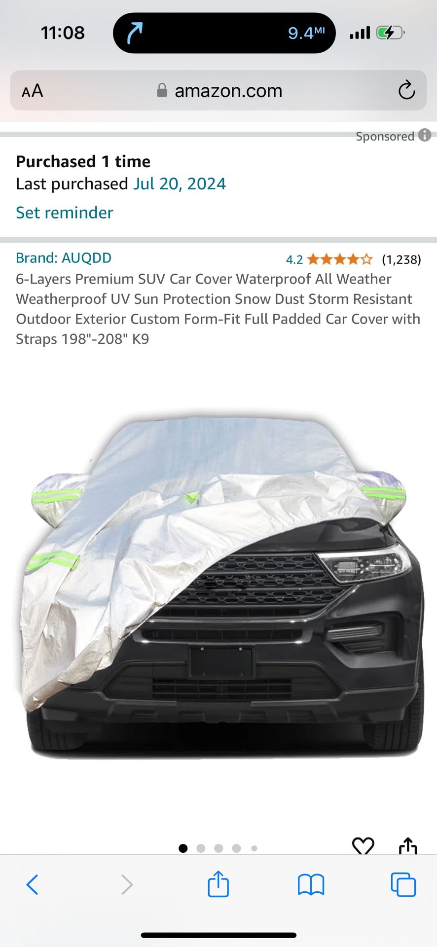 Car Cover - Ford Explorer