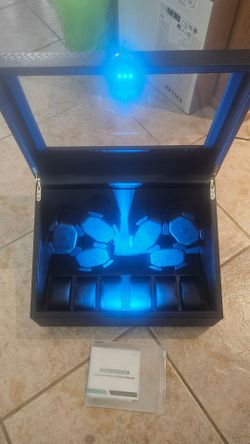 Automatic Watch Winder Box with LED Light