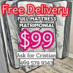 New mattresses  Full mattress  Colchon matrimonial  Colchones nuevos Full beds  Camas full 