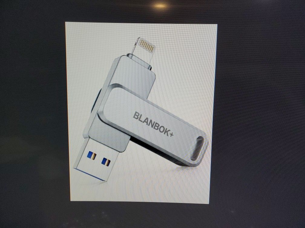 MFi Certified 128GB Flash Drive For iPhone/iPad/Android/PC High Speed USB