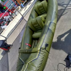 Inflatable Kajak For 2 Persons One Pump No Paddle.