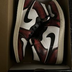 NIKE, AIR JORDAN 1 MID SE, BLACK/INFRARED 23-WHITE-SAIL