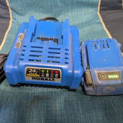 Kobalt Charger And Battery