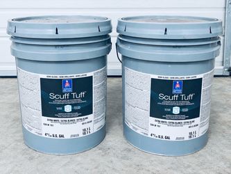 Interior Semi-Gloss White Paint. #7006 Extra White. 10 gallons.