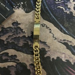 Gold Plated Bracelet (men’s) Medium