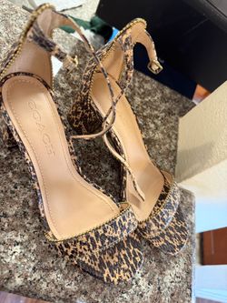 Coach high heels
