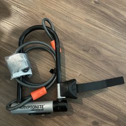 Kryptonite Kryptolok  Bike U-Lock with Cable