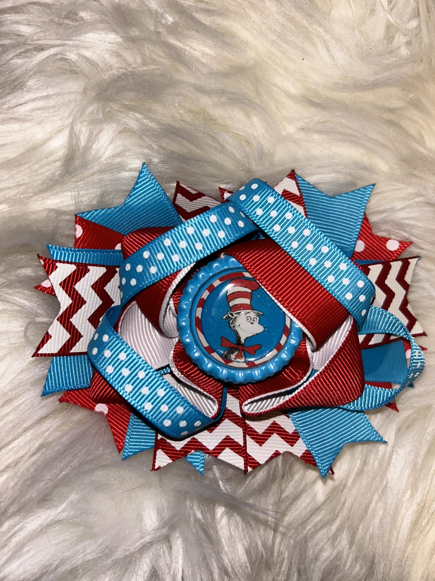 Character Bow Hair clips