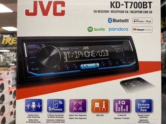 JVC car stereo with installation Bluetooth USB auxiliary
