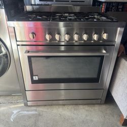 Slide Stove Gas Range 5 Burner Cosmo W 36”