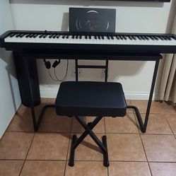 Casio CDP-S110 88-Key Digital Piano Black + Bench & Seat