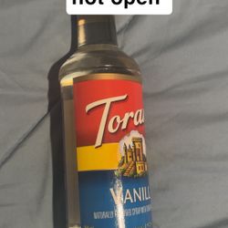 Vanilla Syrup Brand New Not Open