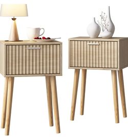 Modern Nightstand Set of 2