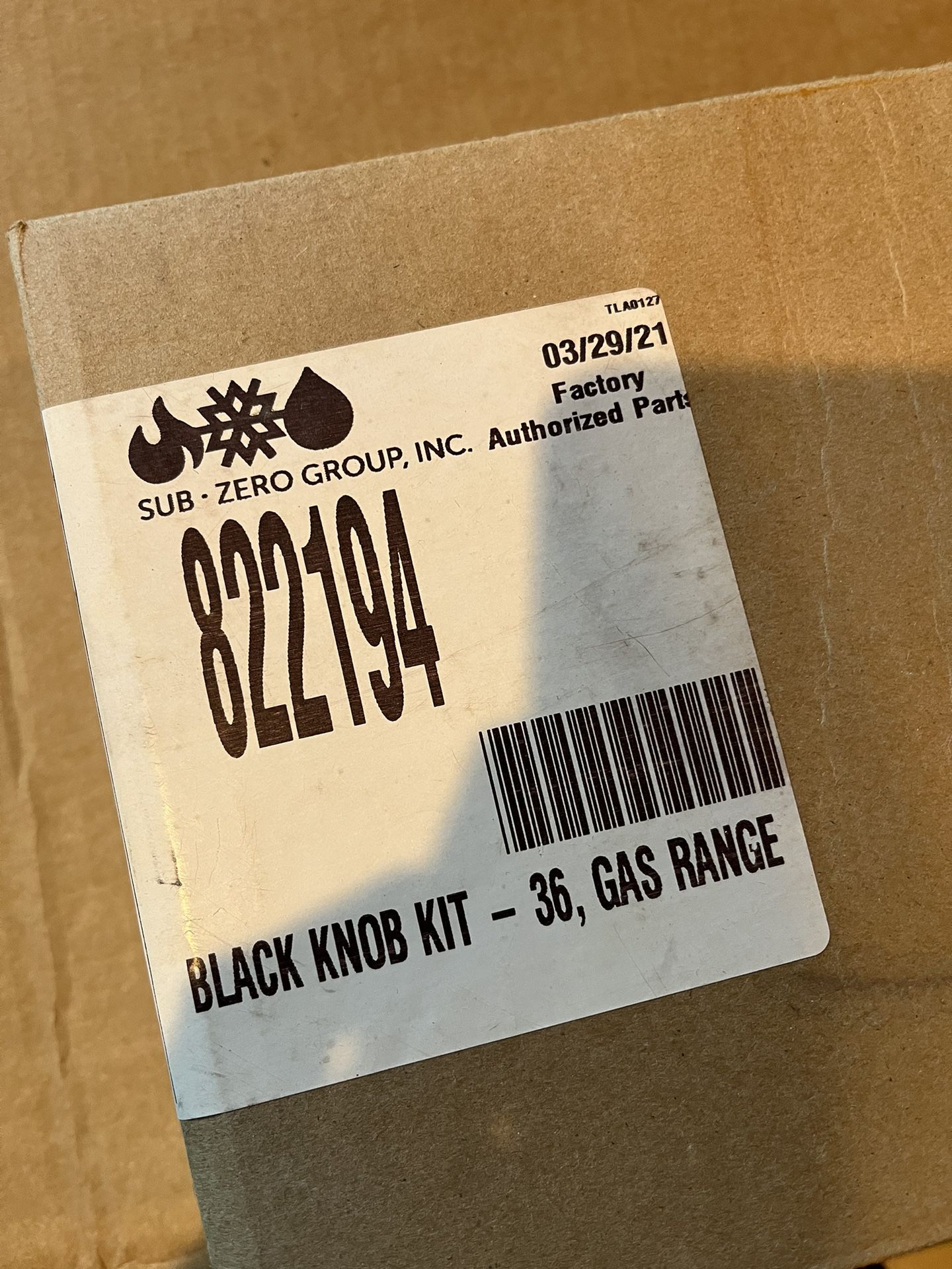 Wolf Gas Range Black Knob Kit (new)