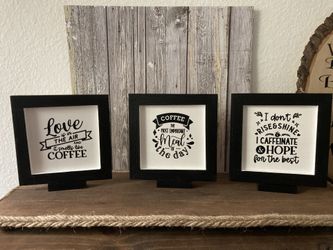 Small Coffee Signs ($4.00 Ea)