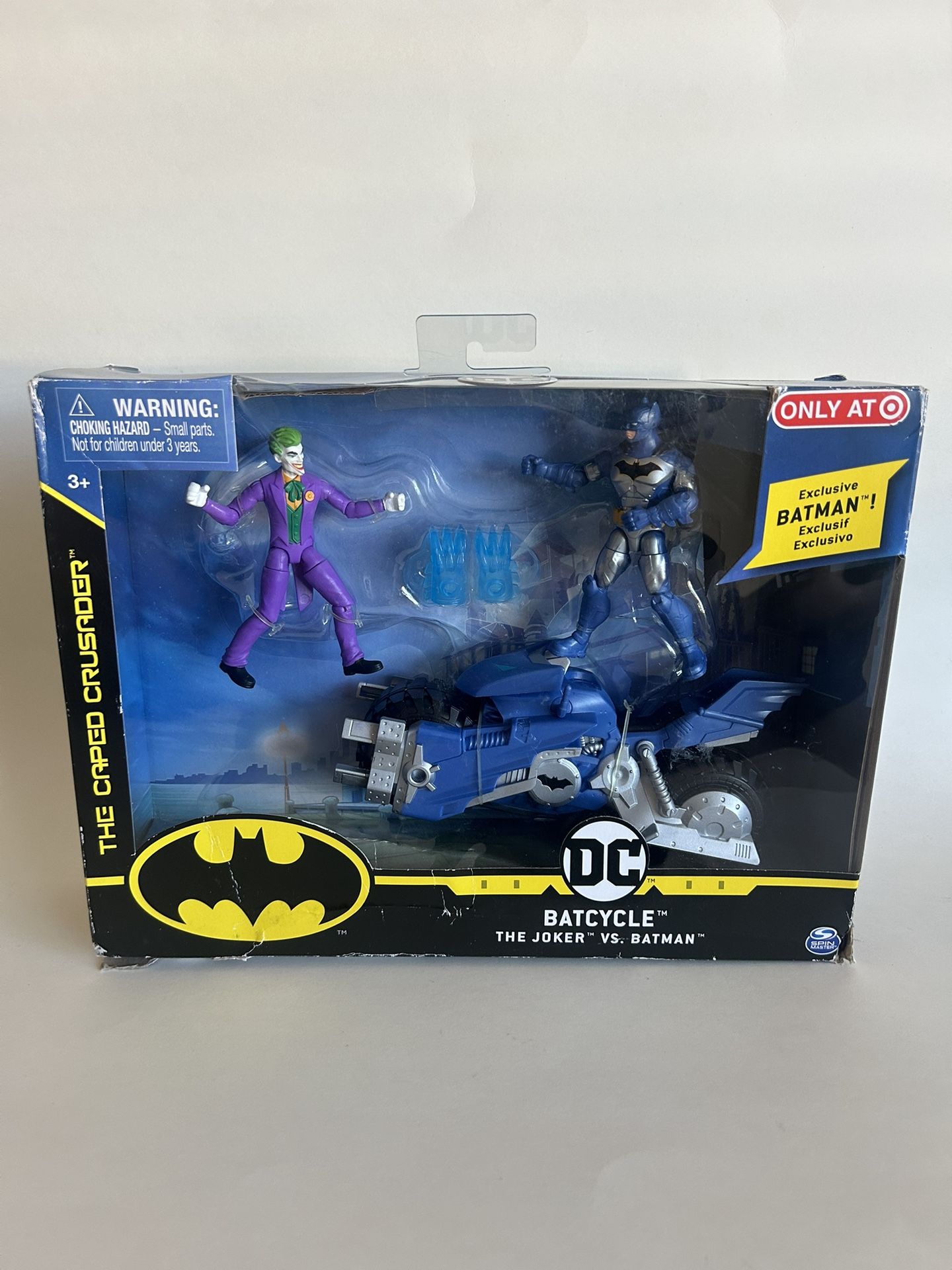 DC Batcycle Caped Crusader Target Exclusive  Batman vs The Joker Kids Toy New