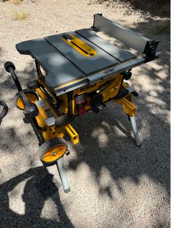 DEWALT DWE7485 8-1/4” Jobsite Table Saw with Rolling Stand