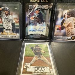 Fernando Tatis Baseball Cards, Rookie With Autograph, Padres, Chargers