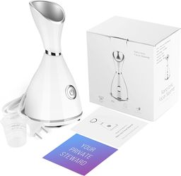 NEW — Nano Ionic Facial Steamer for Deep, Spa-Like Hydration