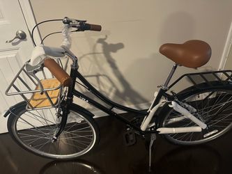 Vela Black City Cruiser Bike