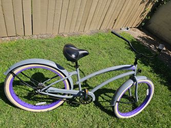 SKULL X BONES BEACH CRUISER SIZE 26"X2,25