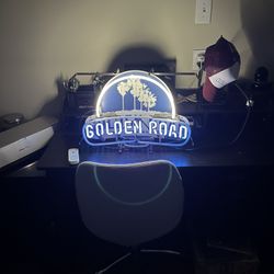 Golden Road Neon Sign
